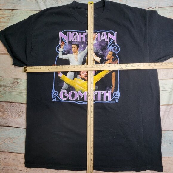 Always Sunny In Philadelphia Nightman Cometh Graphic Tee Black XL - Picture 4 of 6
